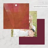 "Radiance" - Wedding Favor Tags in Kantha by Heather Cairl - Back of Card Options