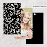 "Refined Beauty" - Wedding Favor Tags in Cream by Stacey Day - Back of Card Options