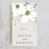 "Verde" - Wedding Favor Tags in Meadow by Petra Kern - Front