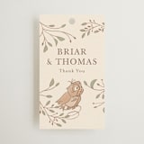 "Disney Storybook" - Wedding Favor Tags in Autumn by Morgan Ramberg - Front