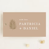 "Sunset by the Sea" - Wedding Favor Tags in Tan by lulu and isabelle - Front
