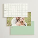 "Wildflower Garden" - Wedding Favor Tags in Lace by Hannah Williams - Back of Card Options