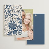 "Arched Monogram" - Wedding Favor Tags in Ecru by Erica Krystek - Back of Card Options