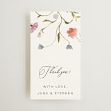 "Untied" - Wedding Favor Tags in Sherbert by Erin Hodges - Front