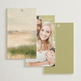 "Bluestem Fields" - Wedding Favor Tags in Meadow by Holly Whitcomb - Back of Card Options