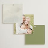 "Countryside" - Wedding Favor Tags in Emerald by Petra Kern - Back of Card Options