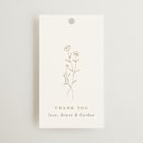 "kouignette" - Wedding Favor Tags in Chiffon by chocomocacino - Front