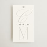 "Conley" - Wedding Favor Tags in Leaf by Kristie Kern - Front