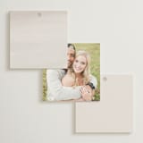 "Regal" - Wedding Favor Tags in Snow by Melinda Denison - Back of Card Options