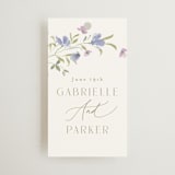 "Sweeping Meadow" - Wedding Favor Tags in Wisteria by Everett Paper Goods - Front