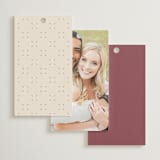 "Chantilly" - Wedding Favor Tags in Mauve by Erica Krystek - Back of Card Options