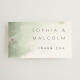 "Hillside" - Wedding Favor Tags in Moss by Hannah Williams - Front