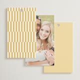 "Colorfield" - Wedding Favor Tags in Buttercup by Snow and Ivy - Back of Card Options