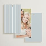 "Dotted Classic" - Wedding Favor Tags in Hydrangea by Carolyn MacLaren - Back of Card Options