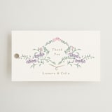 "Vintage Whimsy" - Wedding Favor Tags in Peony by Corinne Malesic - Front