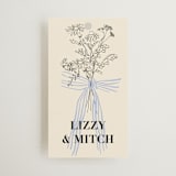 "Sealed" - Wedding Favor Tags in Daisy by Baumbirdy - Front