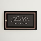 "Elance" - Wedding Favor Tags in Onyx by Eric Clegg - Front