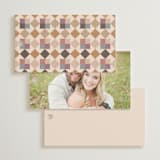 "prairie patchwork quilt" - Wedding Favor Tags in Autumn by Jessica Yeo - Back of Card Options