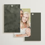 "leafy wreath" - Wedding Favor Tags in Cotton by Kate Ahn - Back of Card Options