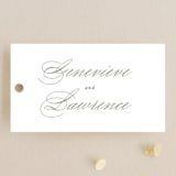 "Dear Greenery" - Wedding Favor Tags in Eucalyptos by Hooray Creative - Front
