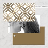 "divine" - Wedding Favor Tags in Gilded Gold by Jennifer Postorino - Back of Card Options