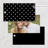 "Adorned Ampersand" - Wedding Favor Tags in Cotton by Jennifer Postorino - Back of Card Options