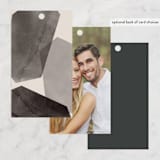 "love is strong" - Wedding Favor Tags in Onyx by Aspacia Kusulas - Back of Card Options