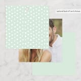 "Leafy ampersand" - Wedding Favor Tags in Mint Leaf by Jennifer Wick - Back of Card Options