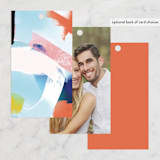 "Happy Day" - Wedding Favor Tags in Carnival by Angela Marzuki - Back of Card Options