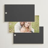 "Modern Glam" - Wedding Favor Tags in Soft Black by Camille Robinson - Back of Card Options