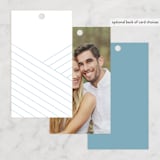 "Tide Pools" - Wedding Favor Tags in Sea by Krissy Bengtson - Back of Card Options
