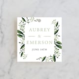 "Paradise" - Wedding Favor Tags in Forest by Oma N. Ramkhelawan - Front