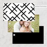 "Bad Dancing" - Wedding Favor Tags in Dove by Amy Payne - Back of Card Options