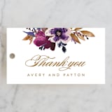 "Fall romance" - Wedding Favor Tags in Jewelled by Creo Study - Front