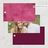 "Fall romance" - Wedding Favor Tags in Jewelled by Creo Study - Back of Card Options