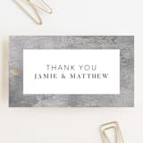 "set in stone" - Wedding Favor Tags in Granite by raven erebus - Front