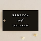 "We Do" - Wedding Favor Tags in Ink by lulu and isabelle - Front