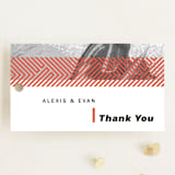 "Alexis" - Wedding Favor Tags in Coral by Calee A.H. Cecconi - Front