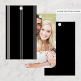 "Moderna" - Wedding Favor Tags in Cloud by Stacey Meacham - Back of Card Options