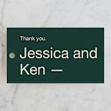 "Proposal" - Wedding Favor Tags in Buff by Jack Knoebber - Front