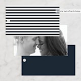 "Swoop" - Wedding Favor Tags in Midnight by Jen Banks - Back of Card Options