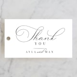 "Sweet Nothings" - Wedding Favor Tags in Linen by Keen Peachy - Front