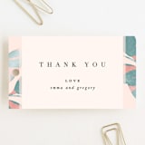 "Boho botanics" - Wedding Favor Tags in Coral by Creo Study - Front