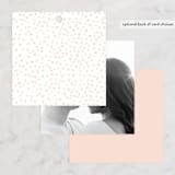 "Textured Dots" - Wedding Favor Tags in Blush by Emily Sabol Goss - Back of Card Options