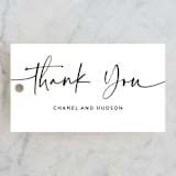 "Madison Ave" - Wedding Favor Tags in Linen by Design Lotus - Front