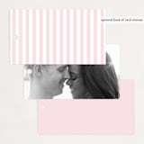 "AND" - Wedding Favor Tags in Carnation by Kim Dietrich Elam - Back of Card Options