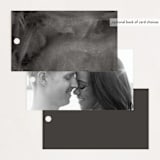 "Styled" - Wedding Favor Tags in Fog by Pixel and Hank - Back of Card Options
