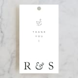 "A Dash of Delight" - Wedding Favor Tags in Pine Needle by Bramble Studio - Front