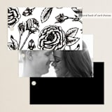 "Scripted Romance" - Wedding Favor Tags in Classic by Katherine Moynagh - Back of Card Options