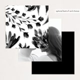 "Bare" - Wedding Favor Tags in Cloud by Kelly Nasuta - Back of Card Options